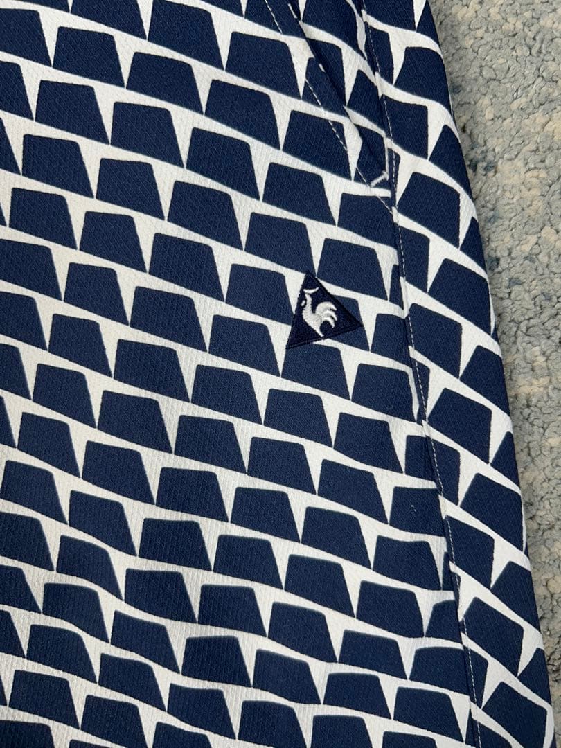 【セットアップ】ルコックゴルフ ポロシャツ & 総柄ハーフパンツ LL/92