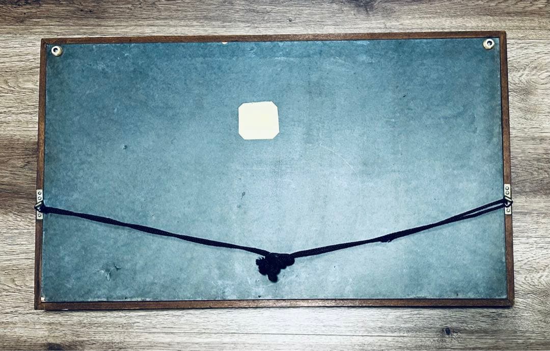 肉筆　今尾景祥　扇面　紅葉に小鳥　花鳥画　額装