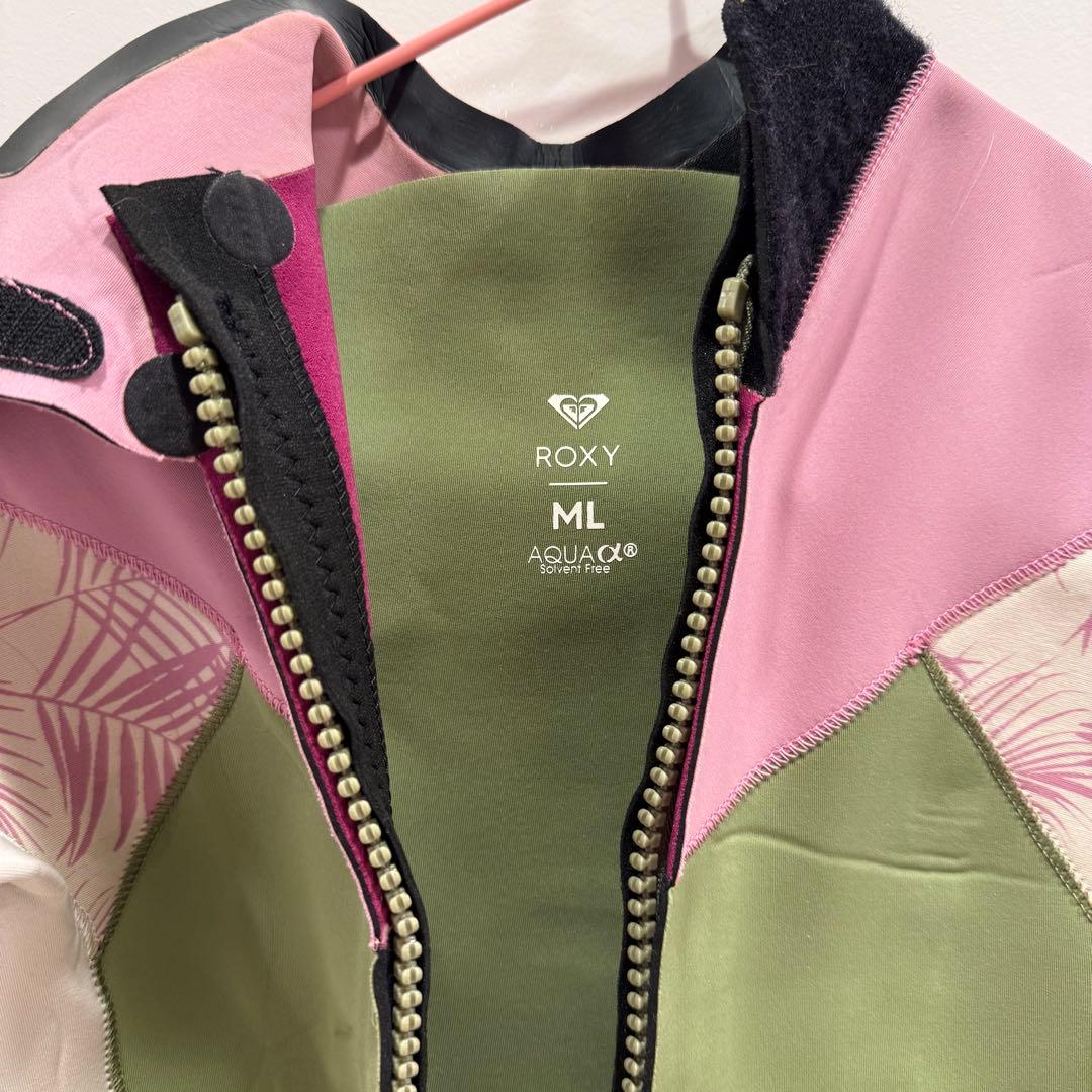 フルスーツ ウェットスーツ ピンク・グリーン