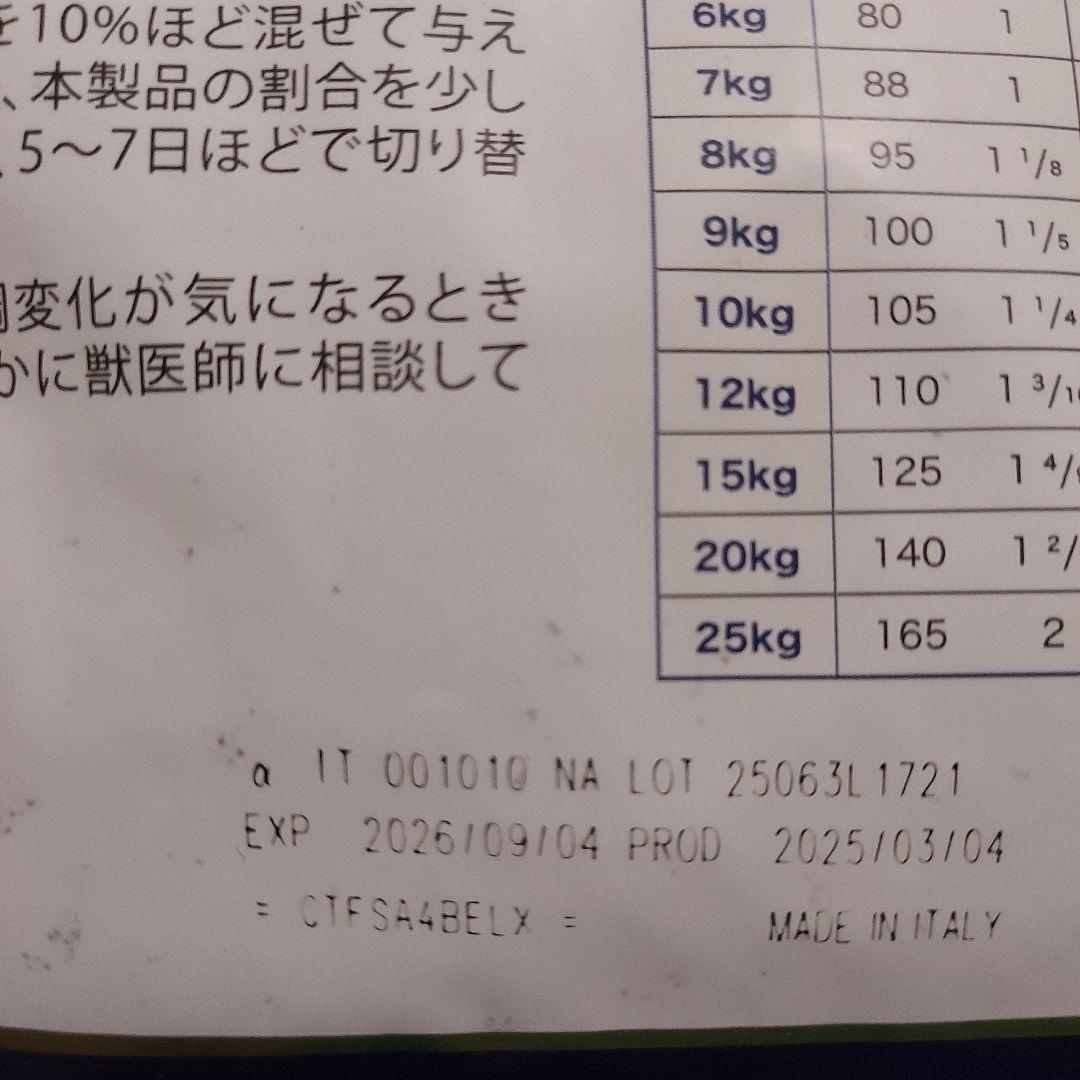 ファルミナN&D パンプキン・ブルーベリー 800g 3袋