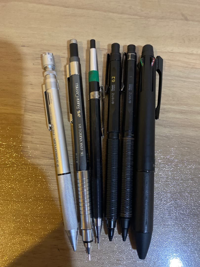 シャープペンシル 7本セット