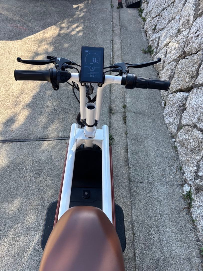 ナクラム　ペット用電動カート三輪電動アシスト自転車 ホワイト