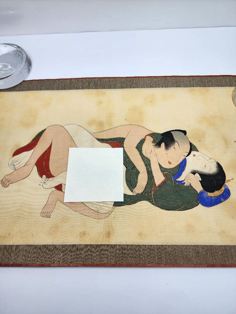 春画　巻物　宮川長春　春画本　浮世絵　美人画　希少　旧家蔵出品
