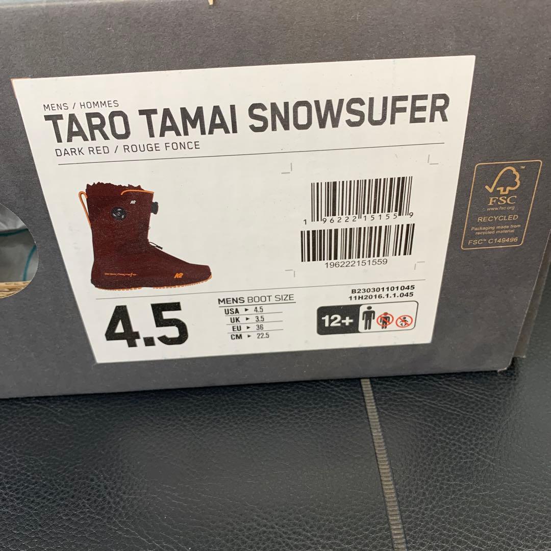 スノーボード 23-24 K2 TARO TAMAI SURFER /22.5cm