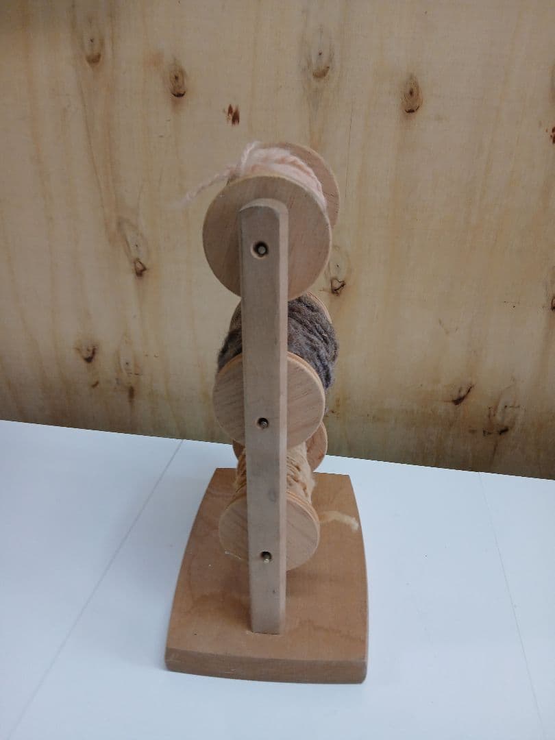 木製糸巻きスタンド 3段 糸付き