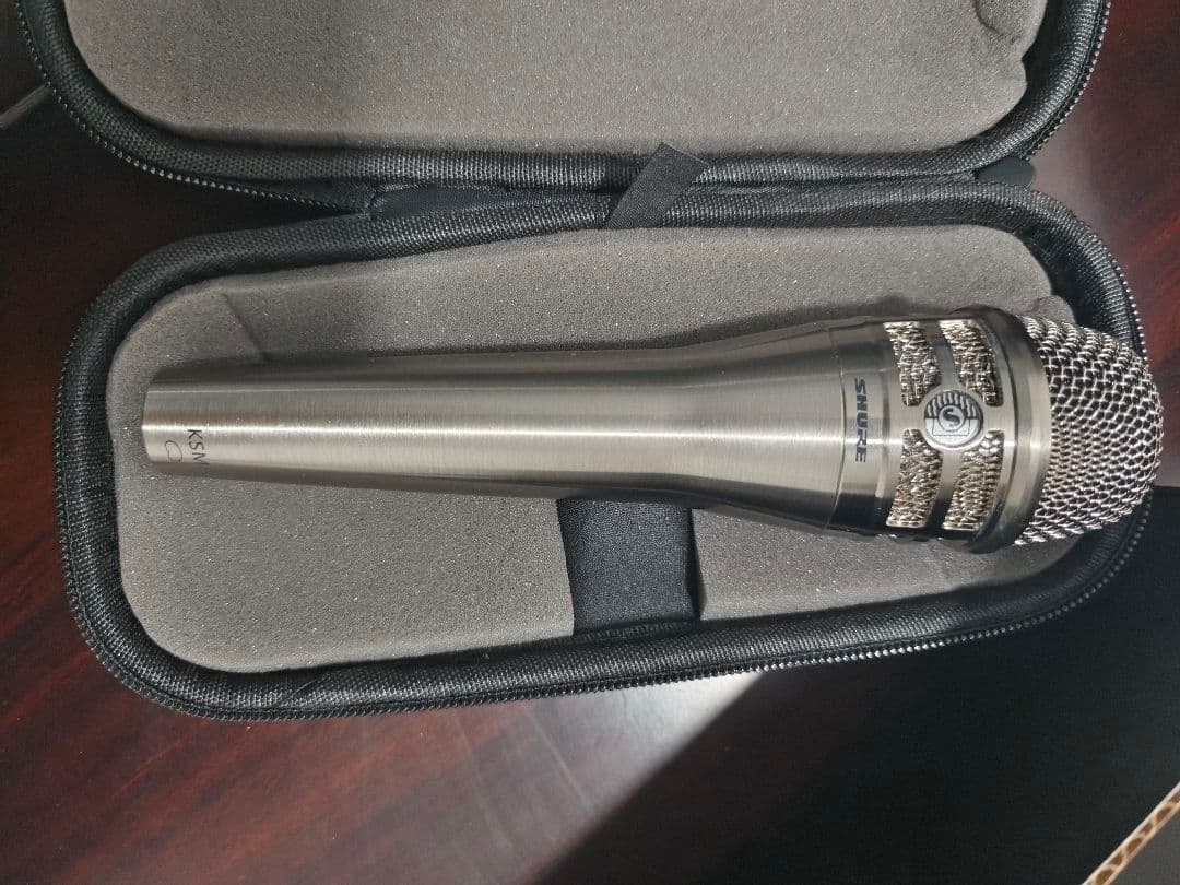 SHURE KSM8 コンデンサーマイク シルバー ケース付き