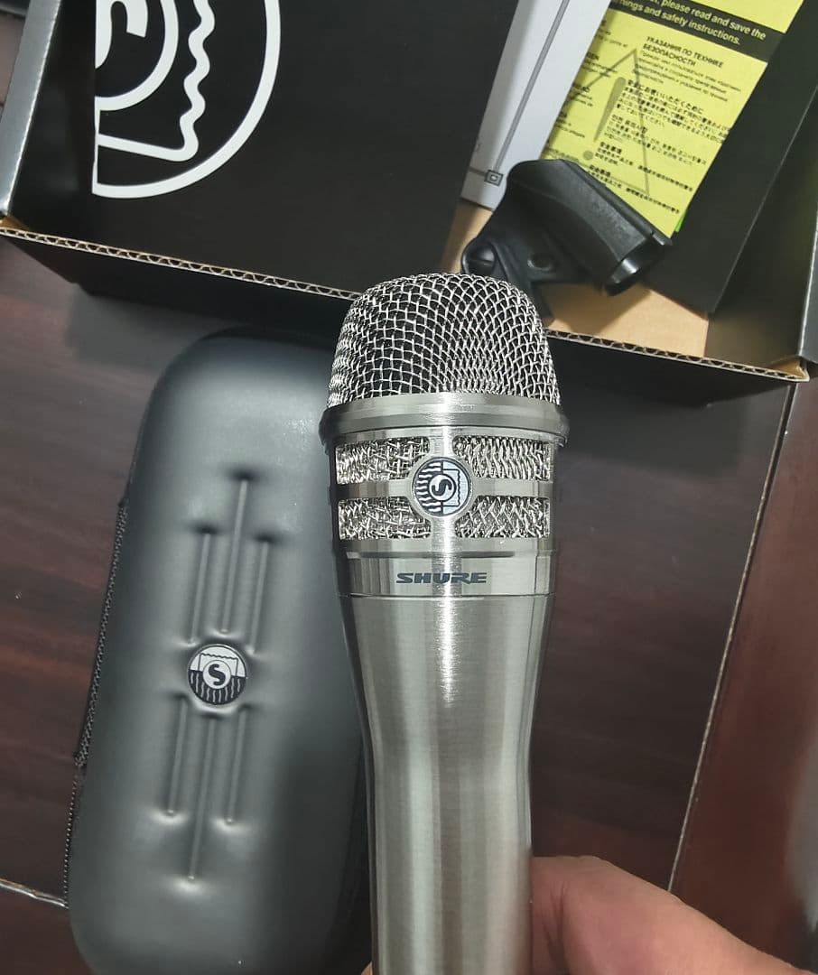 SHURE KSM8 コンデンサーマイク シルバー ケース付き