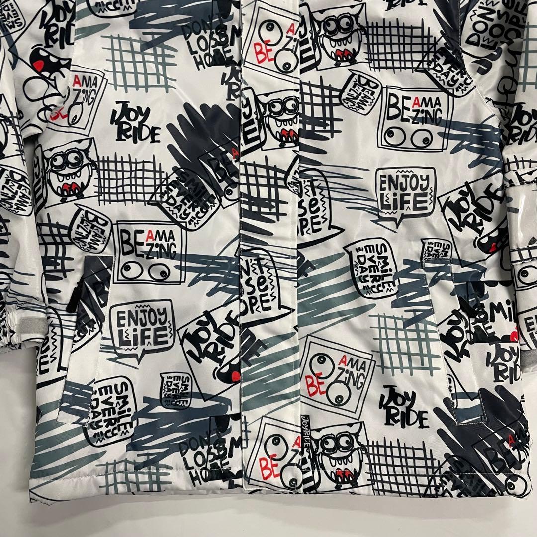 JOY RIDE キッズ スキー スノボ ウェア 140cm 白 黒