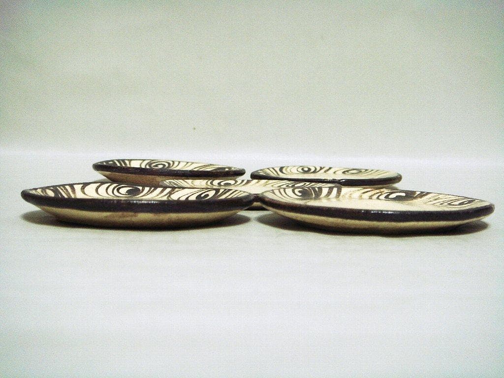 921『馬の目 豆皿 手塩皿 5枚』　/骨董品 古美術 アンティーク 古玩