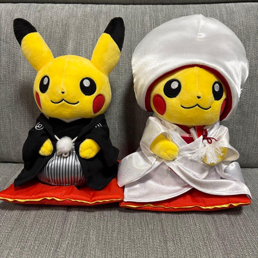 ピカチュウ 和服　ぬいぐるみ　ウエディング