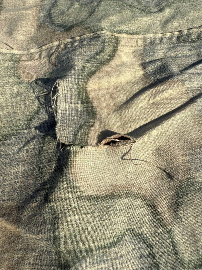 ノルウェー 軍幕 ２枚セット カモ柄 迷彩柄 軍放出品