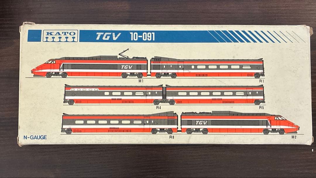 TGV 6両セット Nゲージ KATO