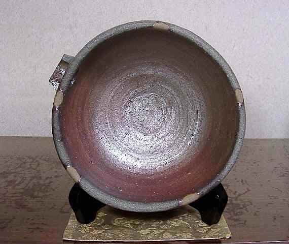 京焼・清水焼　丹波　相野窯　石田陶春 作　片口鉢　共箱　無傷　保証。