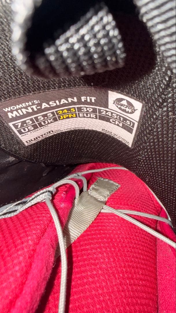 BURTON レディース スノーボード3点セット