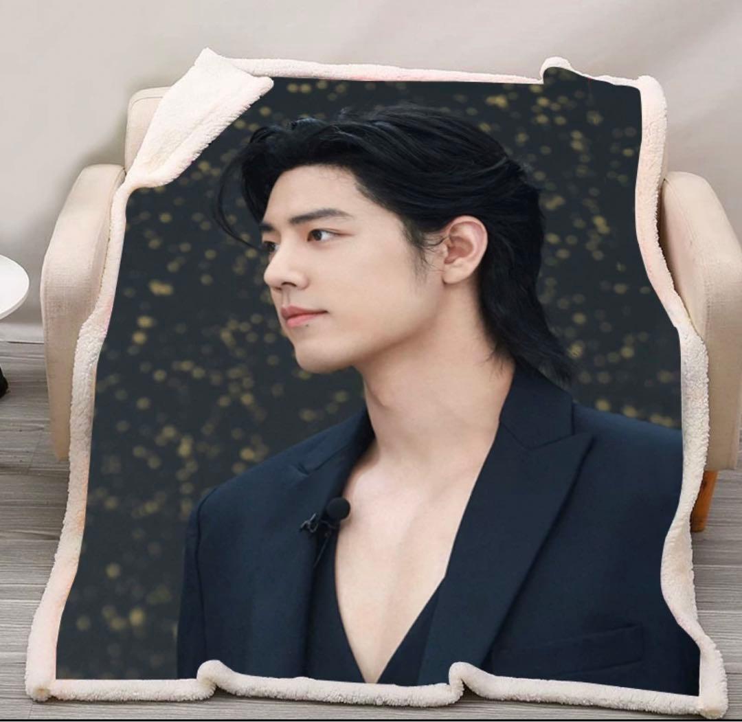 肖戦 陳情令 博君一肖 ブランケット 2層構造 冬向け 厚みあり