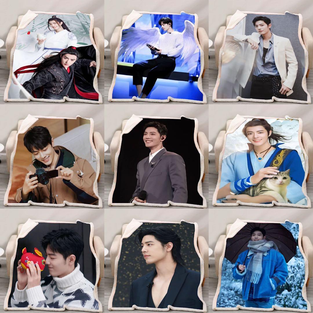 肖戦 陳情令 博君一肖 ブランケット 2層構造 冬向け 厚みあり