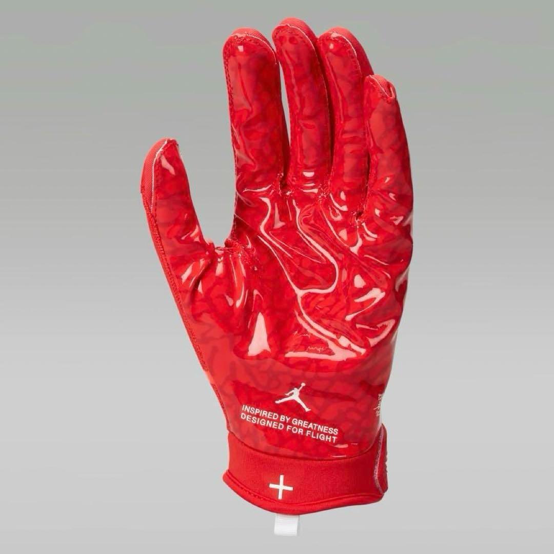 【新品】 アメフト Jordan Fly Lock　グローブ　RED　S