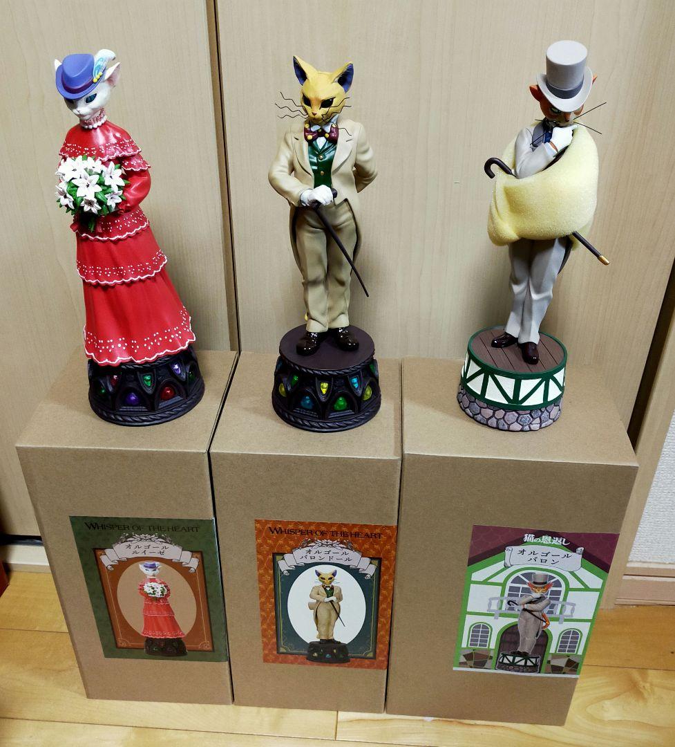 ジブリ　耳をすませば　猫の恩返し　オルゴール3種