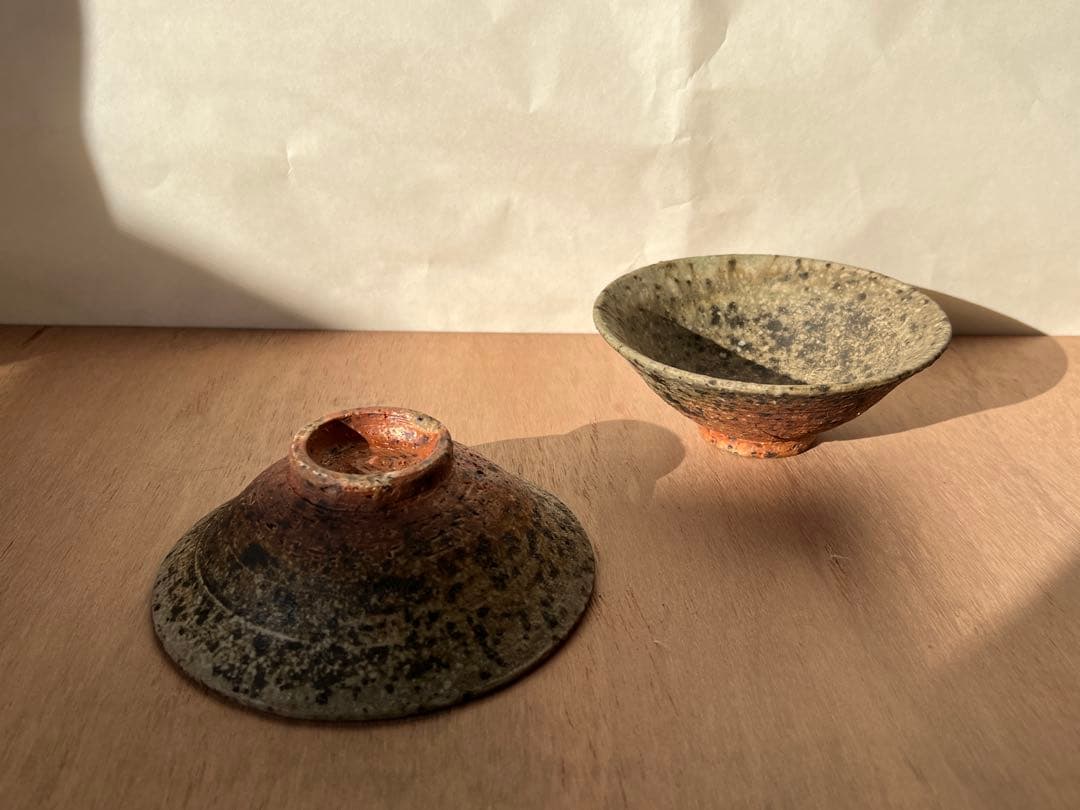 竹下鹿丸　焼き締め　小鉢2個セット