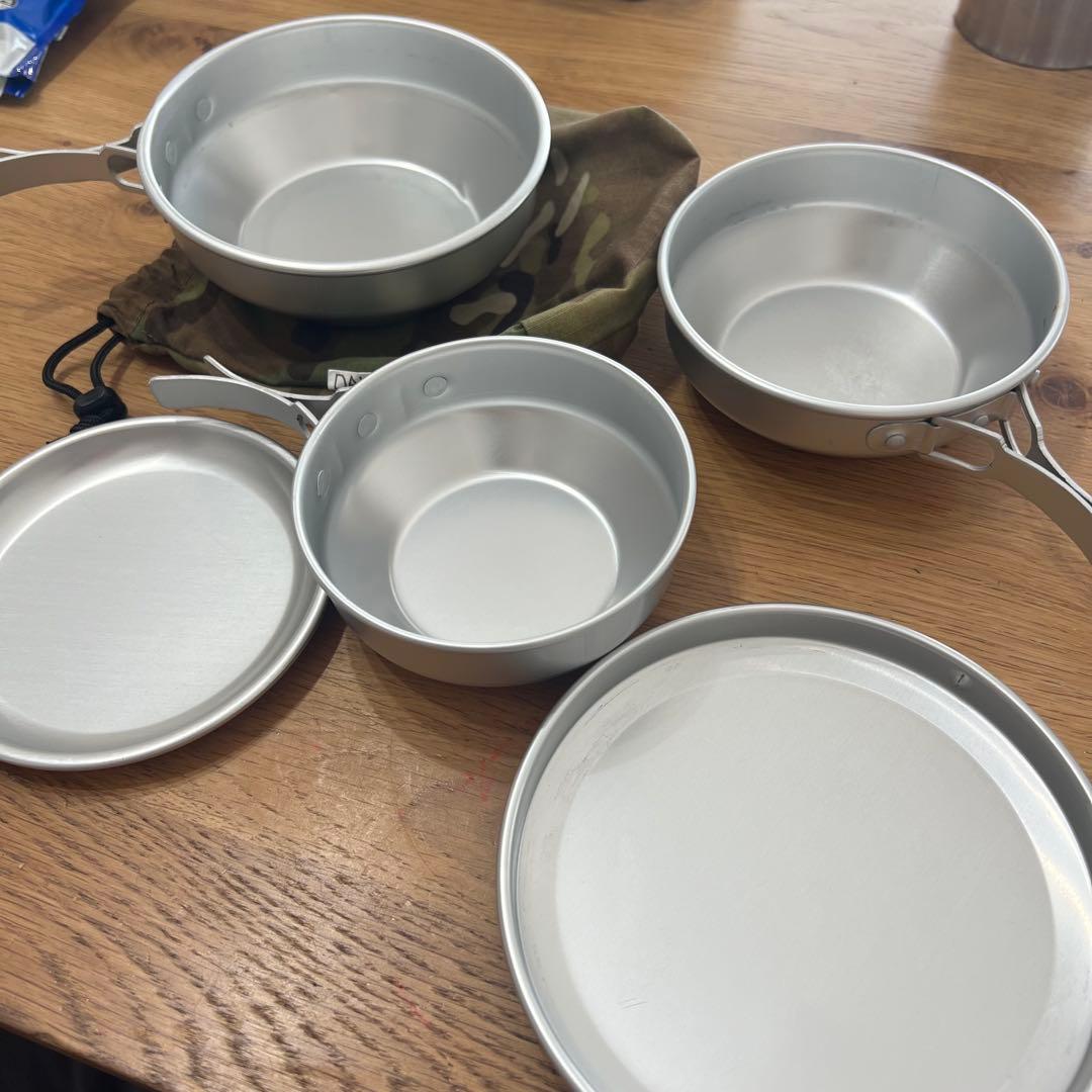 CAMPWARE/キャンプウエア　アルミ食器　DECEMBERオリジナル