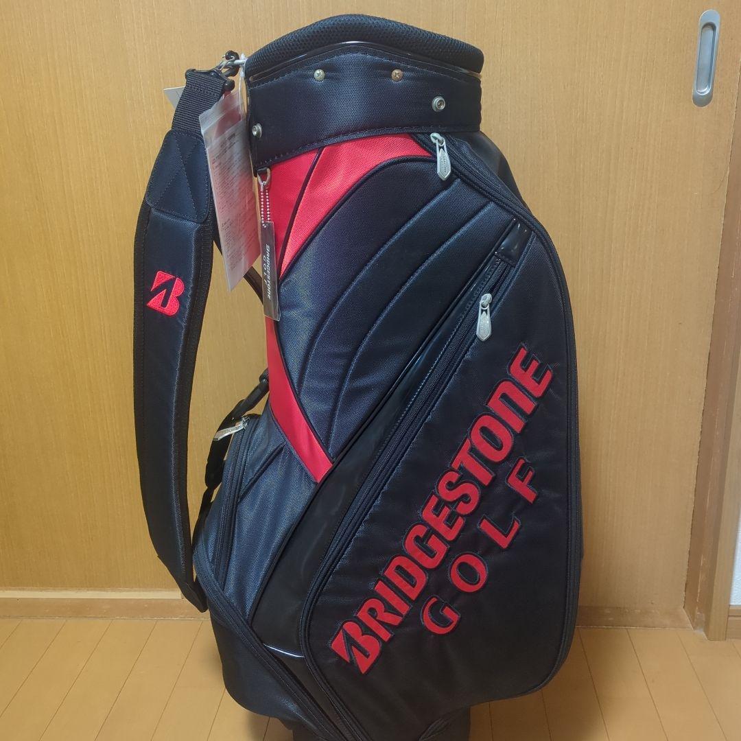 BRIDGESTONE ゴルフ キャディバッグ ブラック/レッド