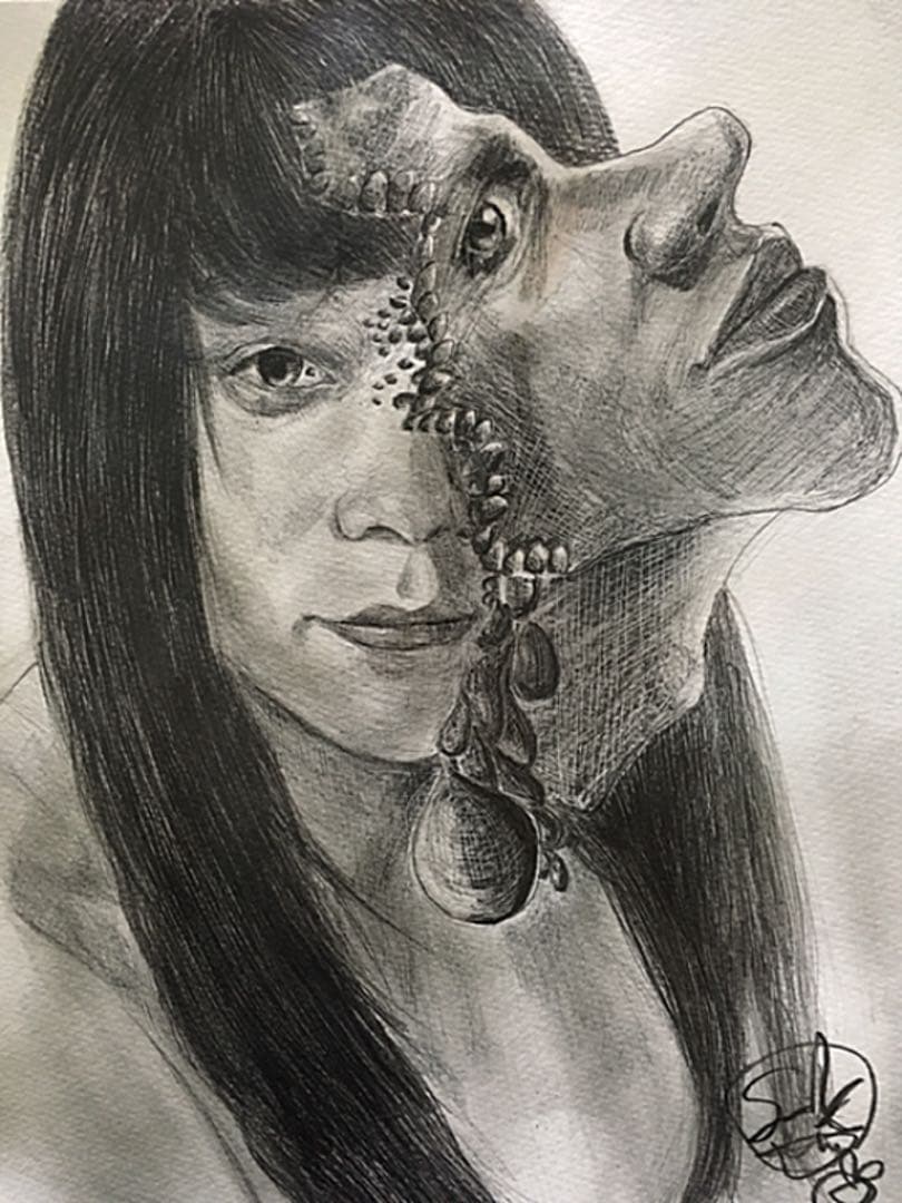 infection 〜感染〜  （鉛筆画） 原画  最終価格