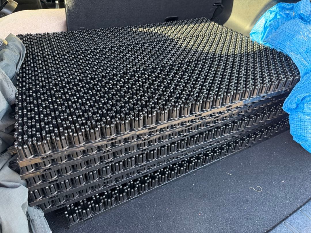 スノボ　オフトレ芝　トリックスノー ブラック 18枚