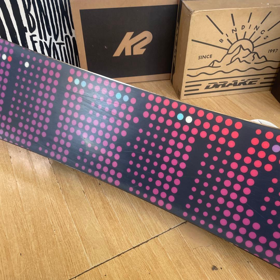 BURTON×FLUX　バートン　フラックスバインディング付　スノーボードセット