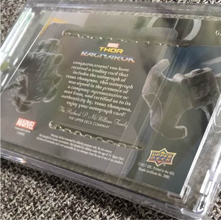 マイティ・ソー ヴァルキリー 直筆サインカード 激レア！！