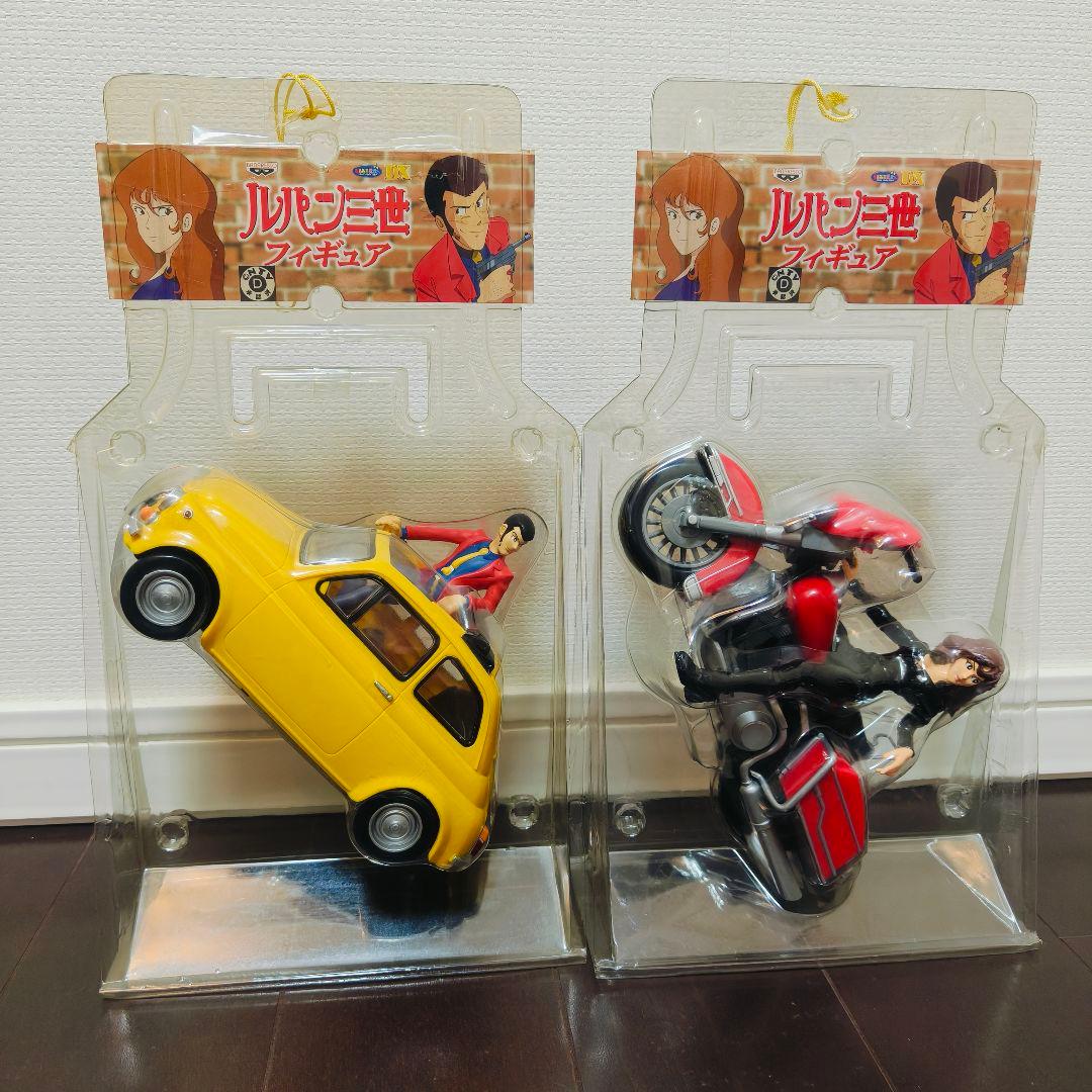 ルパン三世＆フィアット500☆峰不二子黒ライダースーツ＆赤バイクVer