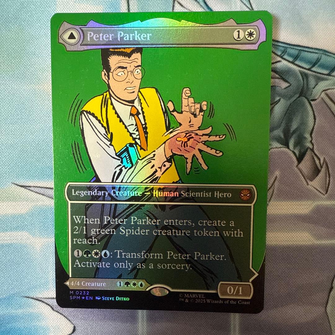 mtg ピーター・パーカー アメイジング・スパイダーマン 英語　foil
