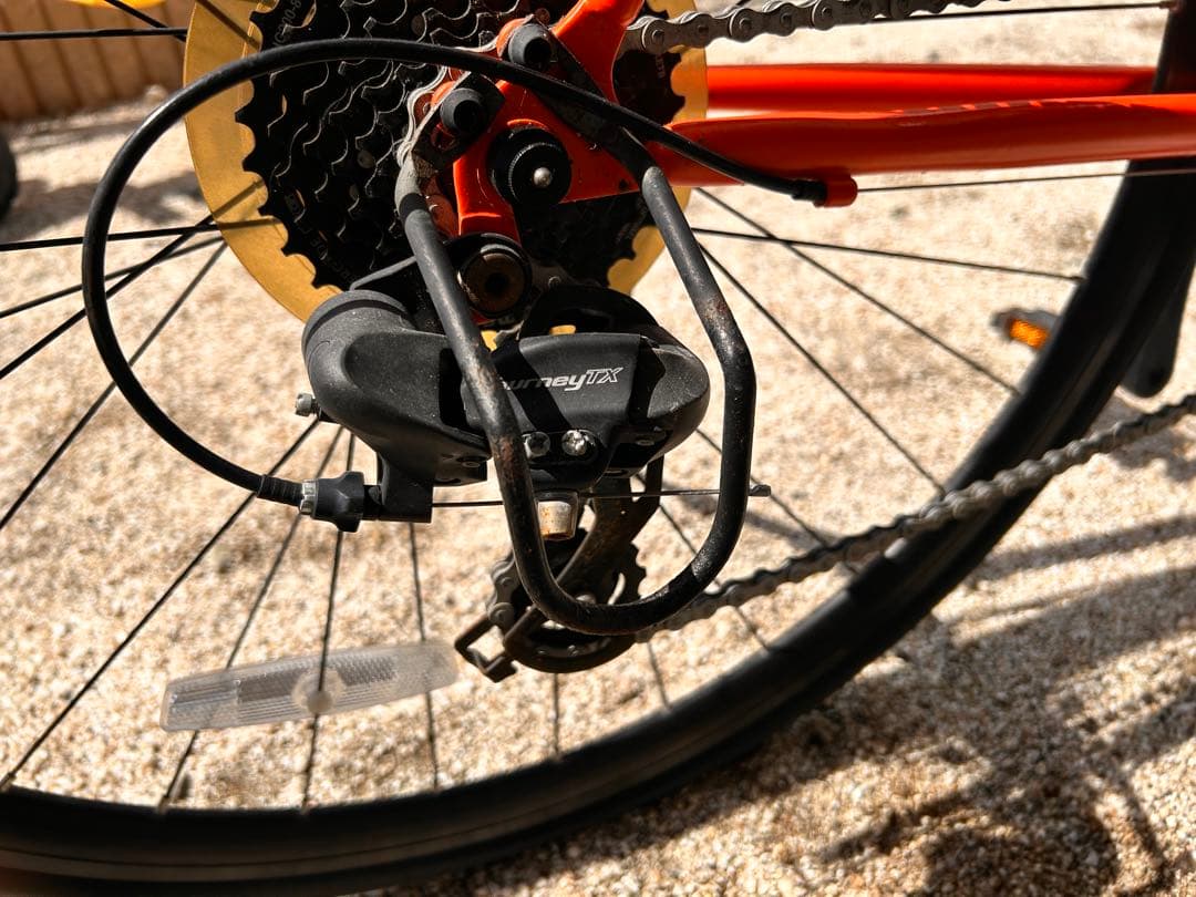 レユニオン　REUNION クロスバイク　オレンジ