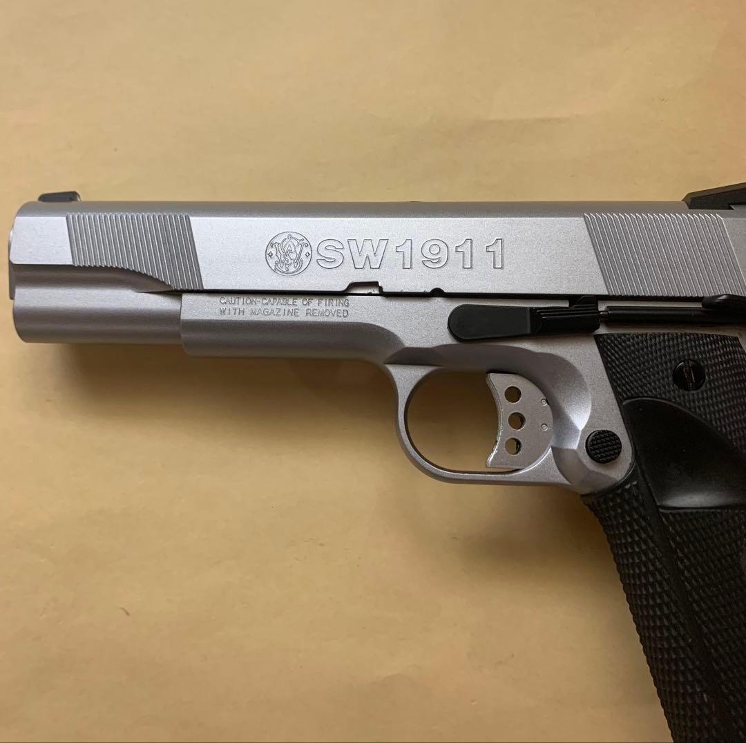 【絶版！レア】WA SCW ウエスタンアームズS&W 「SW1911」シルバー
