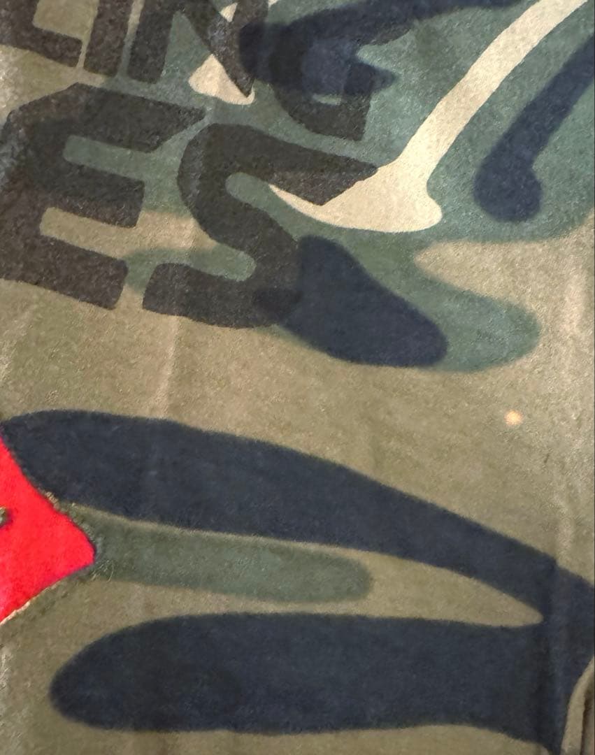 Buddhist Punk／ブディストパンク 迷彩柄ローリングストーンズTシャツ