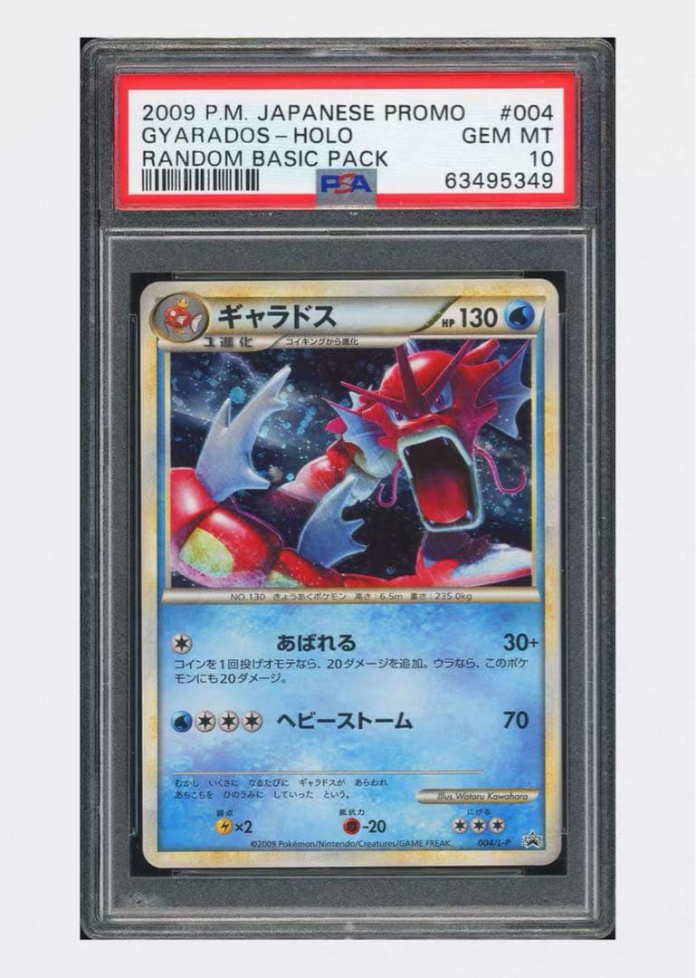 ポケモンカード　ギャラドス　ランダムベーシックパック psa10