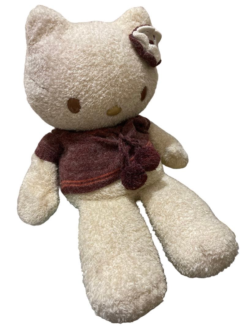 サンリオ　キティ　ビッグ　ぬいぐるみ　セピアコレクション