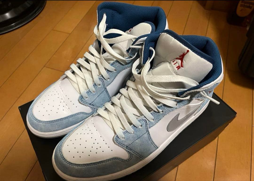 エアジョーダン1 ハイパーロイヤル MID NIKE 29cm シューガード付き