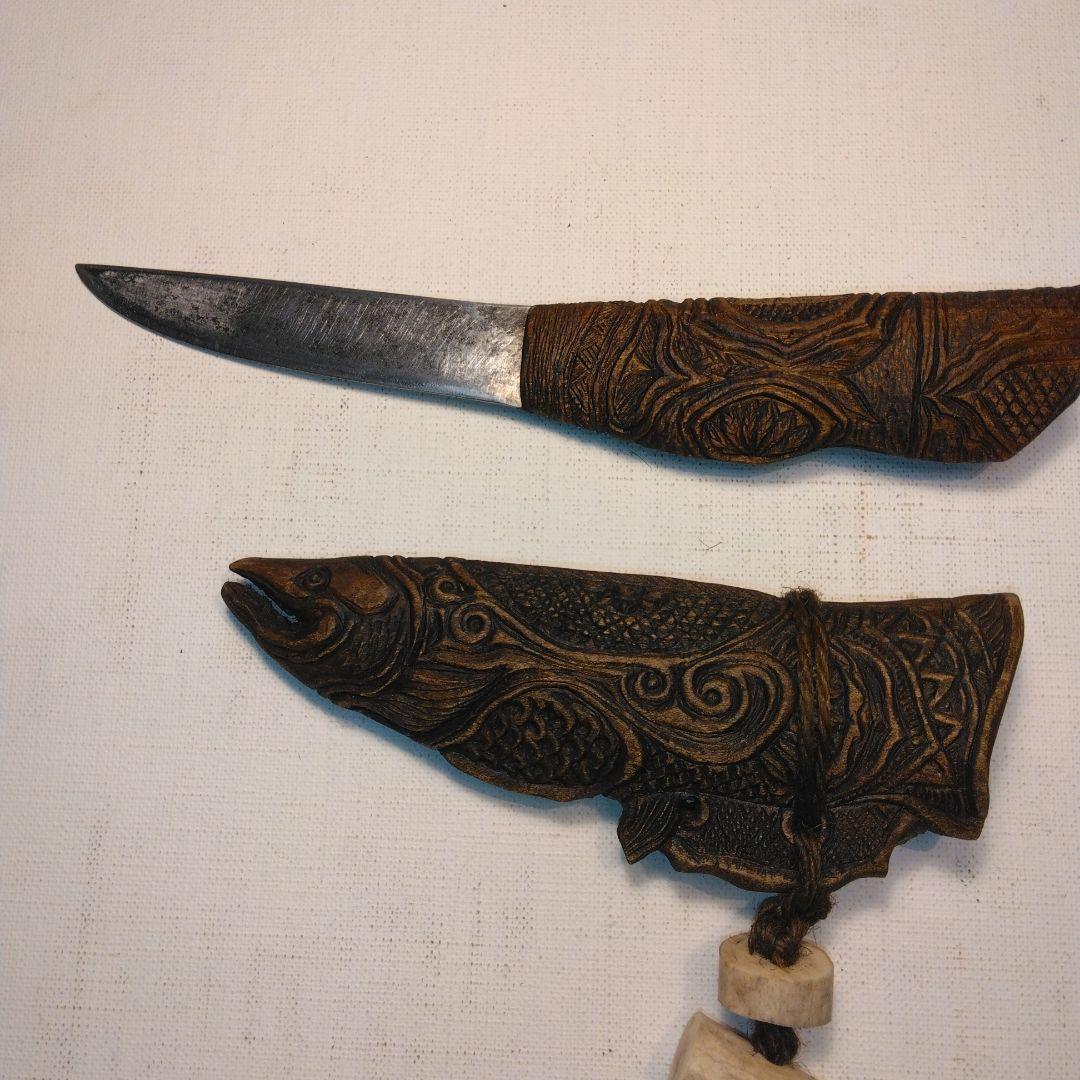 アイヌマキリ　工芸品　北海道