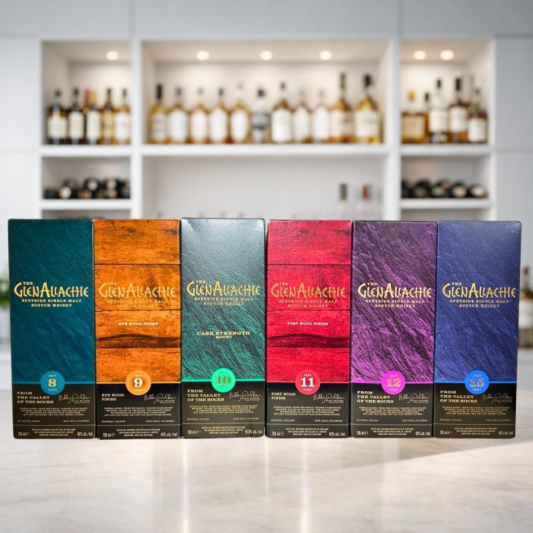 グレンアラヒー　8、9、10、11、12、15年　6本セット