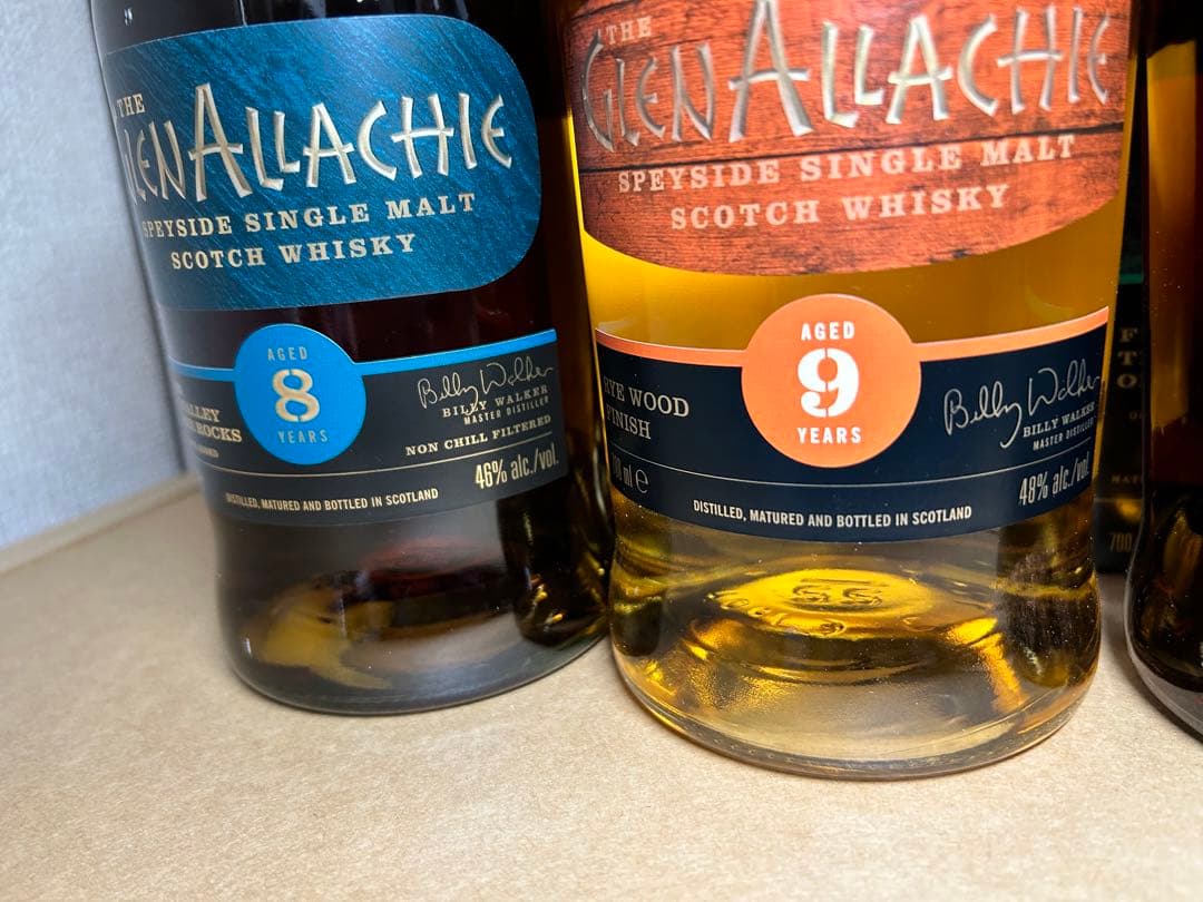 グレンアラヒー　8、9、10、11、12、15年　6本セット