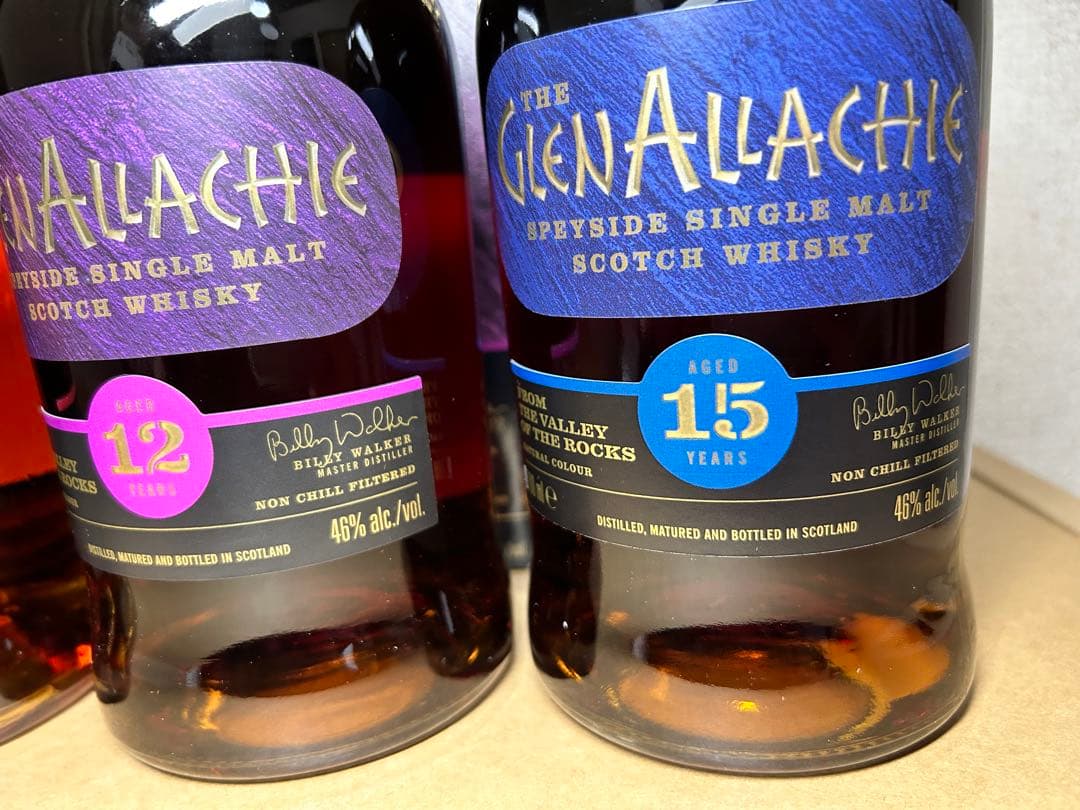 グレンアラヒー　8、9、10、11、12、15年　6本セット