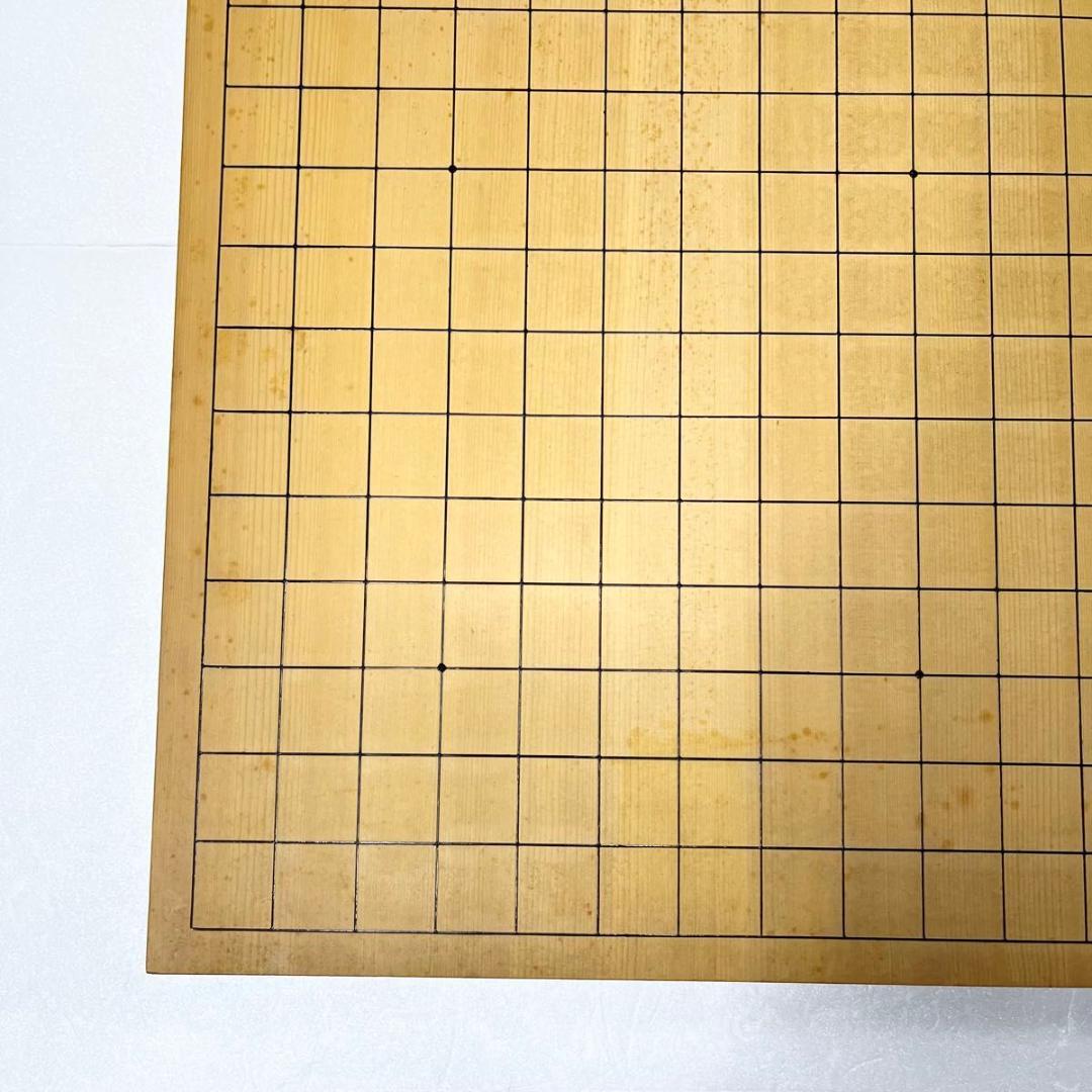 卓上囲碁盤　2寸　天地柾目　高級天然木　ハギ3枚造り　特撰　6㎝