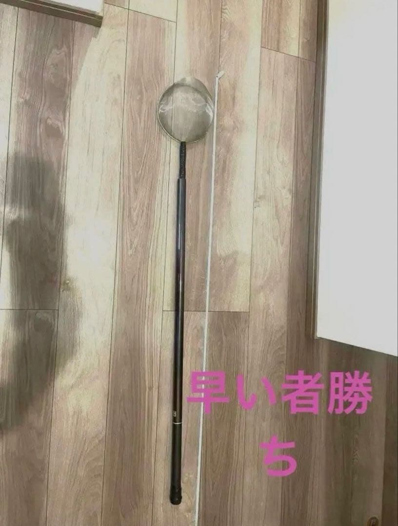 シラスウナギ　網竿セット　タモ網