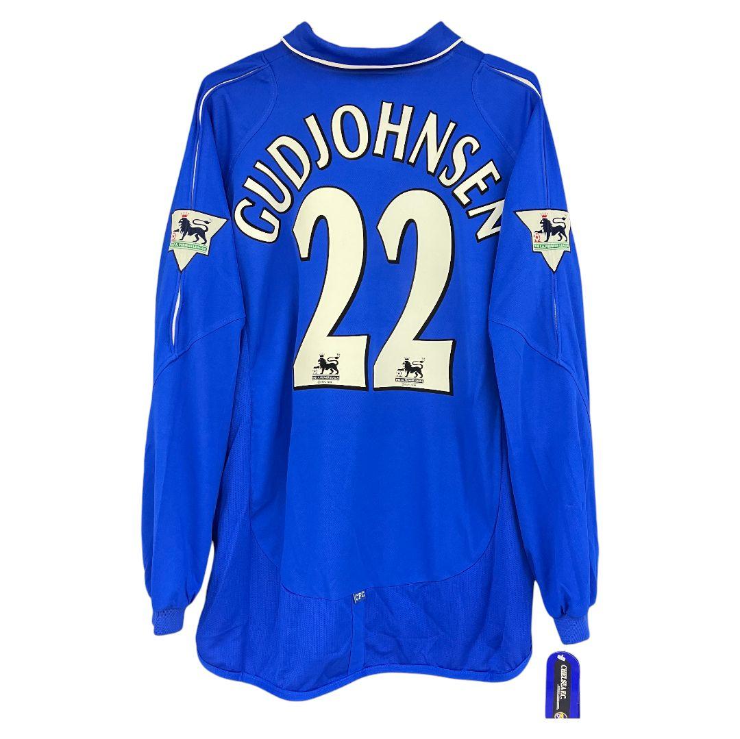 02-03 チェルシー　グジョンセン　アンブロオフィシャル　長袖ユニフォーム