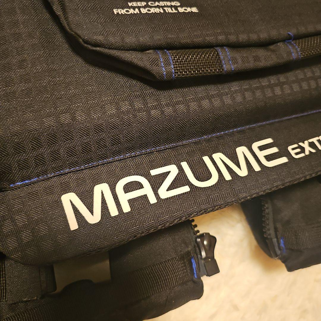 【極美品】マズメ MZXタイドマニアライフジャケットブラック×ブルー