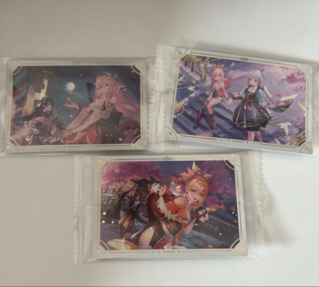 原神　スイパラ　ウエハース　コースター