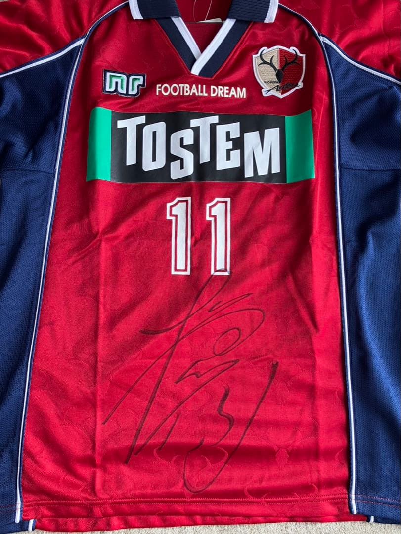 鹿島アントラーズ　長谷川選手　レプリカユニホームサイン入り