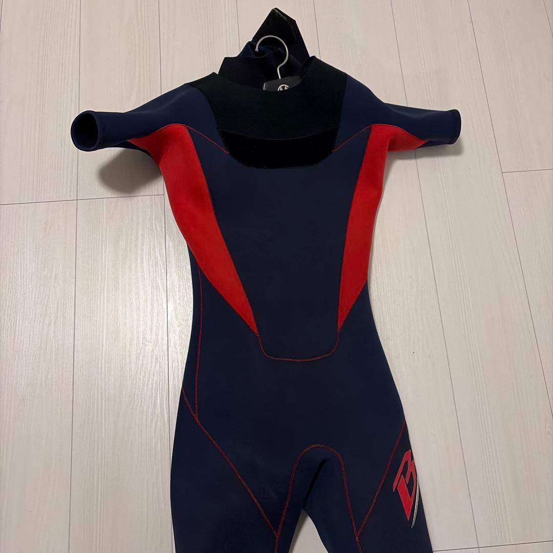 シーガルウェットスーツ ネイビー/レッド