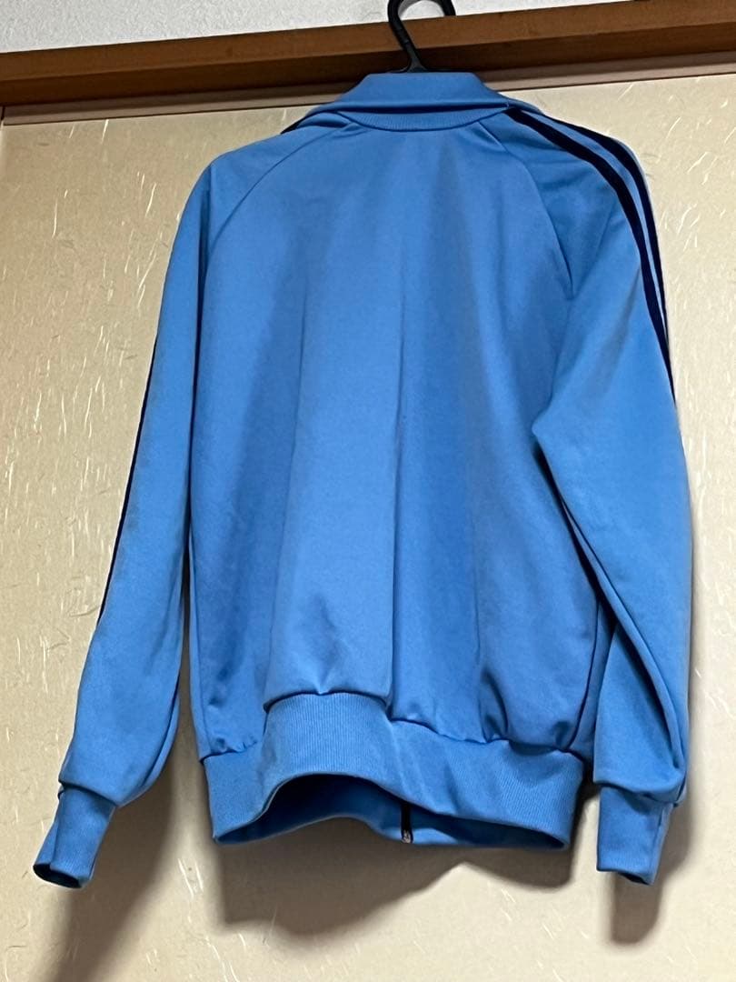 adidas ライトブルー ジャージジャケット