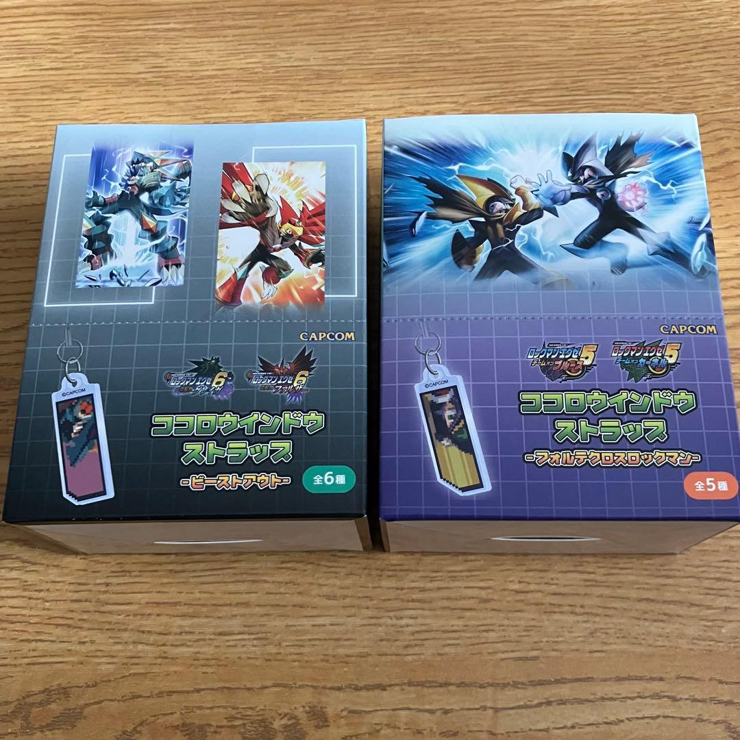 【新品未開封】ロックマンエグゼ　ココロウインドウストラップ　未開封BOXセット